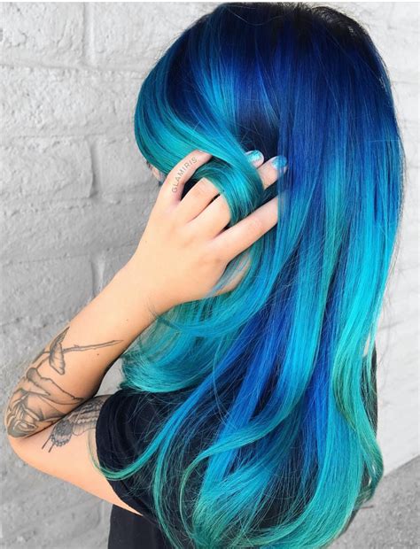 pin by christina watt on favorites in hair blue ombre hair hair trends ocean hair