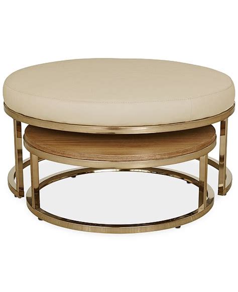 Find a variety of quality coffee and cocktail tables that are built to last in the coffee/cocktail table store by home gallery stores. Furniture Jennova Upholstered Round Nesting Coffee Table ...