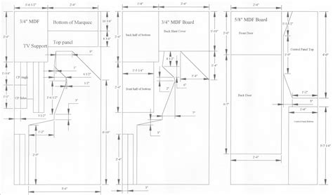 The industry standard is to list the width, the height and then the depth. Mame Arcade Cabinet Plans Pdf - Beste Awesome Inspiration ...