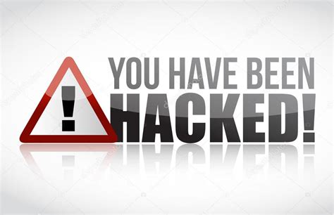 You Have Been Hacked Sign Illustration Stock Photo By ©alexmillos 26796645