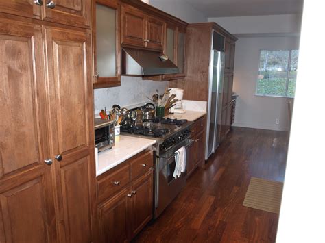 It was a group effort to transform this old cabinet into a pantry that scott and rachel can use in their kitchen. North County Kitchens, Petaluma, CA, Alder Cabinet Reface ...