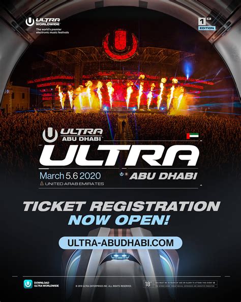 Ultra Abu Dhabi Opens Ticket Registration Ultra Music Festival March
