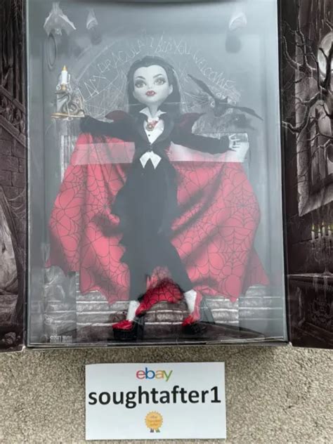 Mattel Creations Monster High Skullector Dracula Doll 2022 Le Brand New