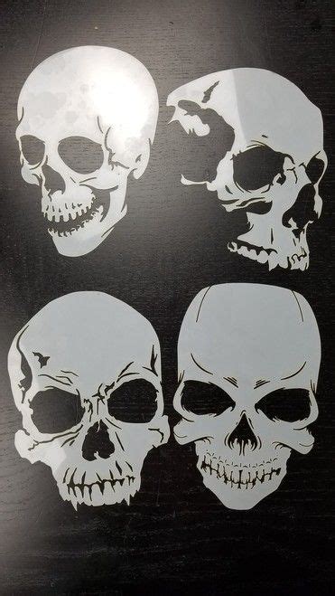 Skull Airbrush Art Stencils Skull Stencil Skulls Drawing Spray