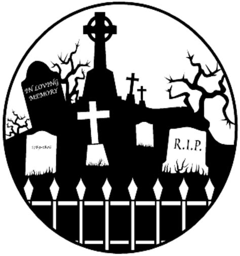 Graveyard Stencil