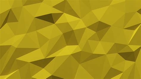 Wallpaper Triangles Fragments Polygon Volume Yellow Hd Picture Image