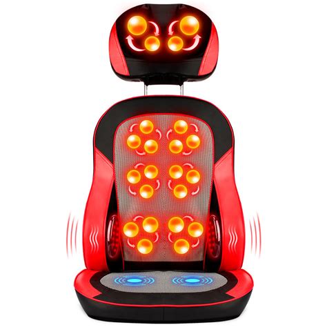 New Portable S Shaped Massager Full Body Heating Seat Vibration Massage Cushion For Car And Home