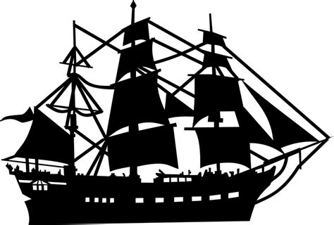 Gambar Kapal Layar Hitam Putih Sketsa Hitam Putih Perahu Layar
