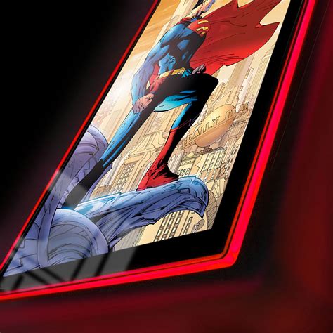 Superman 204 Led Jim Lee Cover Variant Dc Comics Led Wand Poster
