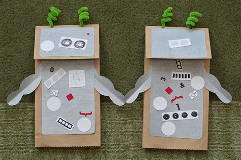 Daily Art Robot Puppets Preschool Crafts Vbs Crafts Paper Bag Crafts