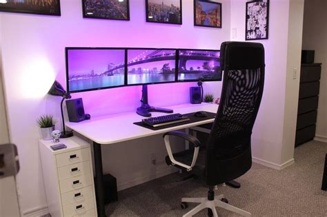 Battlestation 2016 Computer Desk Setup Game Room Design