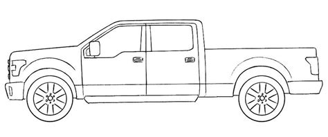 Ford Truck Coloring Page | Coloringpagez.com | Truck coloring pages