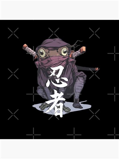 Anime Style Frog Ninja Poster For Sale By Kanjiworldwide Redbubble