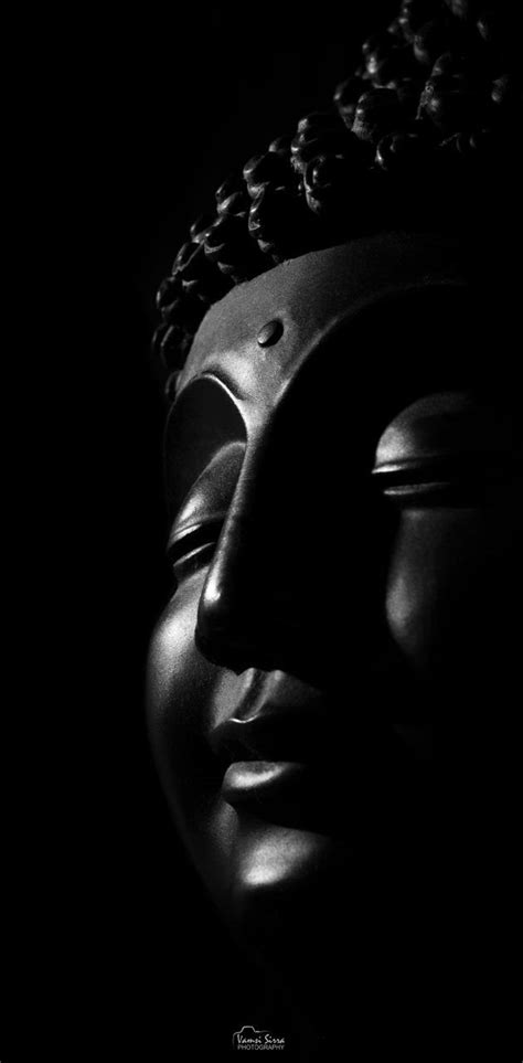 Lord Buddha Black Statue Wallpaper Download Mobcup