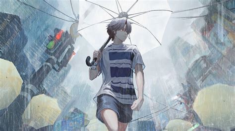 Anime Boy Rain Wallpapers Top Free Anime Boy Rain Backgrounds