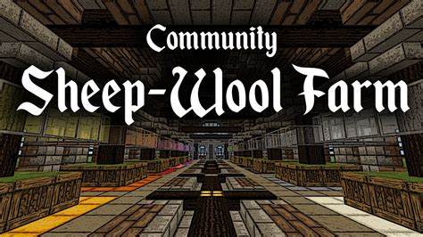 Communiy Wool Farm Minecraft Map