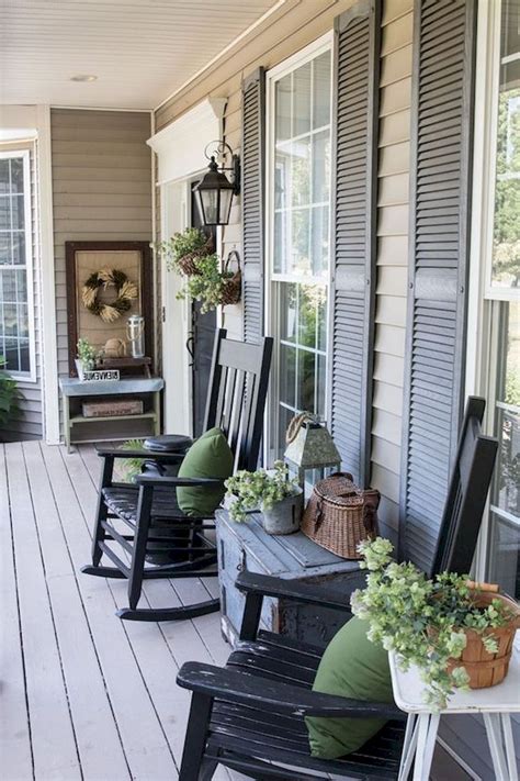 55 Luxury Farmhouse Front Porch Decor Ideas