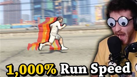 How Fast Can You Run Across Gta 5 1000 Run Speed Youtube