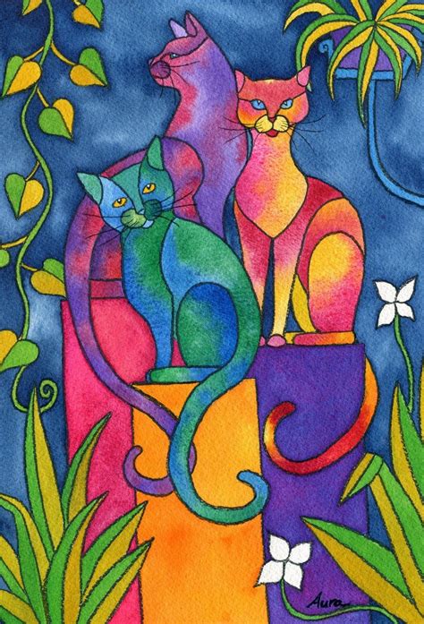 Siamese Cats Giclee Print Cat Lover Artwork Cat Lovers T Etsy