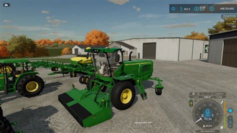 John Deere W235 Mower Fs22 Mod Mod For Landwirtschafts Simulator 22