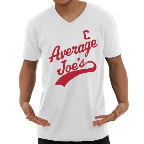 Average Joes Gym Athletic Funny Comedy Movie Adult V Neck Short Sleeve