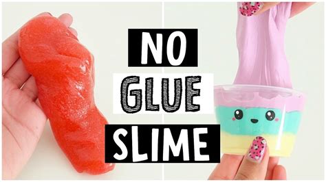 Making 4 Amazing Diy Slimes Testing No Glue Slime Recipes Youtube