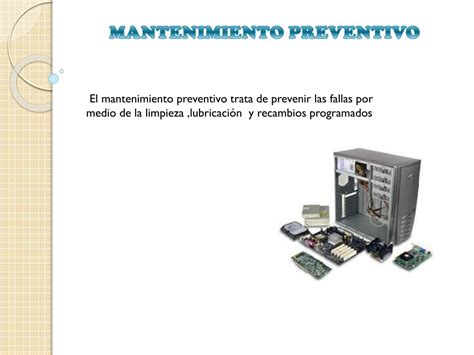 Ppt Mantenimiento Preventivo Y Correctivo Powerpoint Presentation