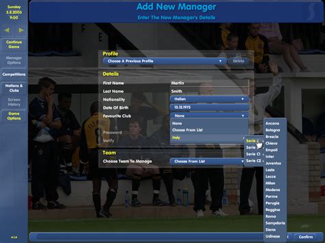 Championship Manager Season 0304 Screenshots For Windows Mobygames