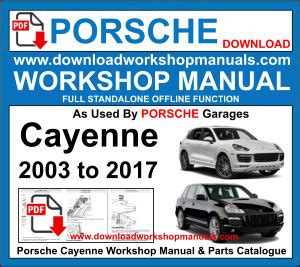 Please click here for more information. Porsche Cayenne Workshop Service Repair Manual and Parts ...