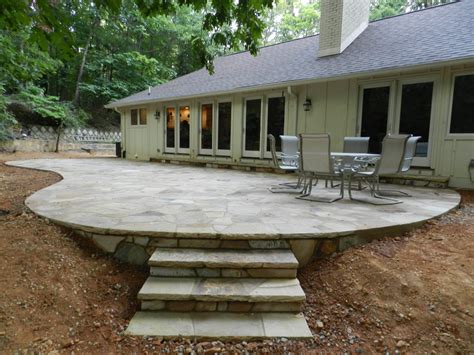 The Tennessee Flagstone Traditional Patio Raleigh By Janda Stone
