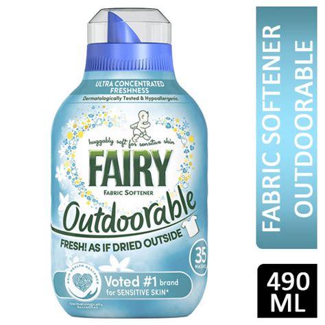 Fairy Fabric Softener Outdoorable 35 Wash 490ml Bandj Supplies