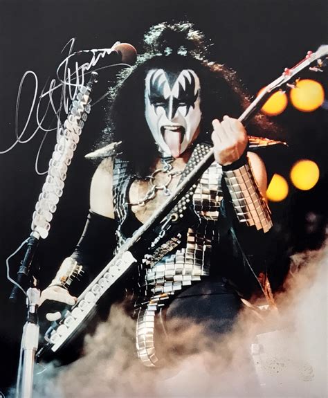 Lot Detail Kiss Group Signed X Photo Lot With All Four Original Members Psa Dna
