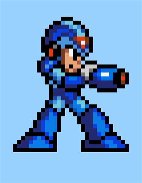 Mega Man Sprite Pixel Art Pixel Art Characters Images And Photos Finder