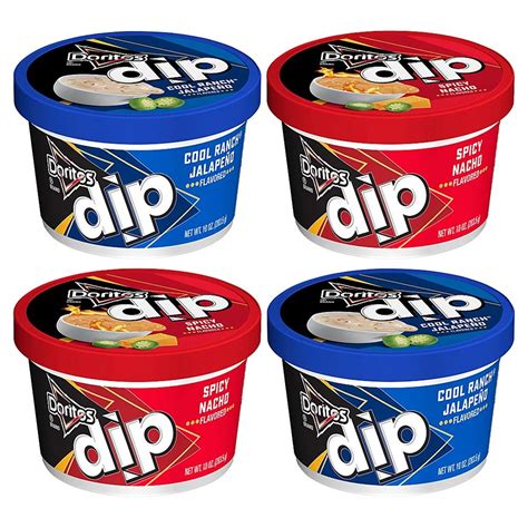 The New Doritos Dip Comes In Cool Ranch Jalapeño And Spicy Nacho Flavors