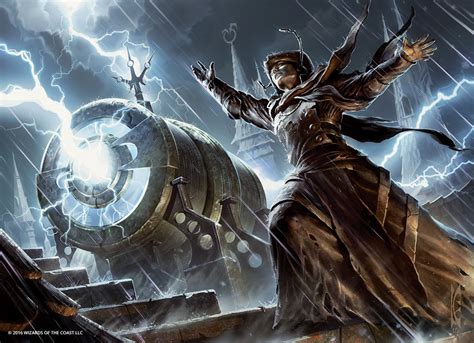 Harness The Storm Mtg Art From Shadows Over Innistrad Set By Raymond