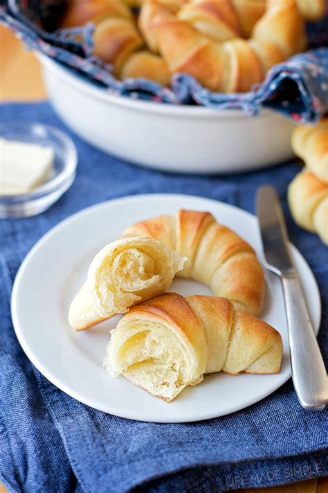 easy homemade crescent rolls life made simple