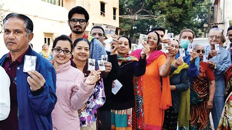 Gujarat Elections 2017 Phase 1 Polling Witnesses 68 Turnout Amid Evm Glitches