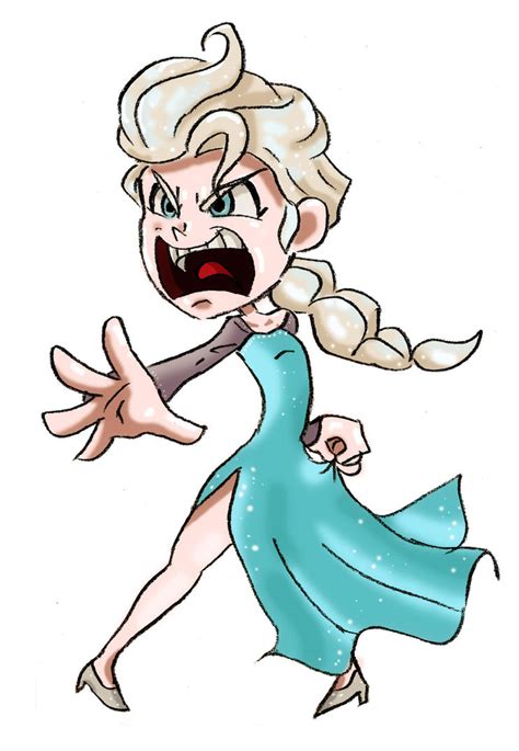Angry Elsa Frozen By Elchicodecuernos On Deviantart