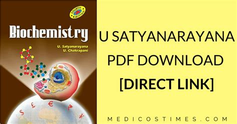 It is also useful for. U Satyanarayana Biochemistry PDF Free Download [Direct ...