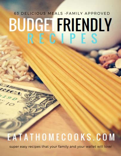 63 Budget Meals Eat At Home