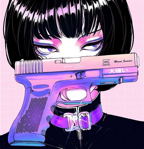 Please contact us if you want to publish a cyberpunk anime wallpaper on our site. vinne on Twitter in 2020 | Aesthetic anime, Cyberpunk art ...