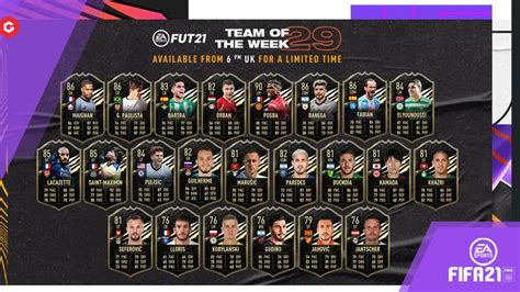 Fifa 21 Totw 29 Countdown Full Squad Arrives What If Upgrades Silver