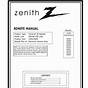 Zenith Universal Remote Manual