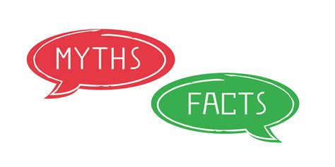 Myths Vs Facts Infographic Icon Truth Or Fiction Speech Bubble
