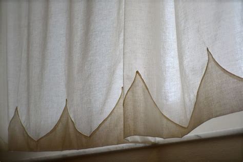 Find the fun, flair and functionality of fabrics with fashionable curtains from ikea canada. scalloped hem + simple muslin curtain | Muslin curtains ...