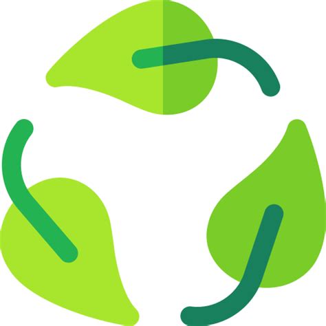 Biodegradable Basic Rounded Flat Icon