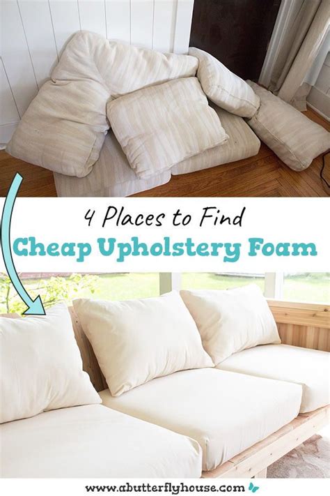 It is suggested for foam or couch cushions with medium or heavyweight covering fabrics. 4 Secrets to Finding Cheap Upholstery Foam | Diy outdoor ...