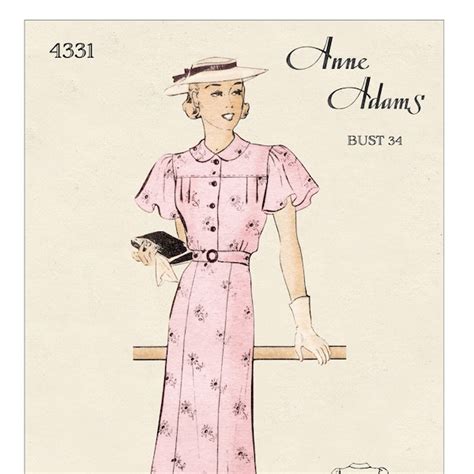 1930s Dress Pattern Etsy