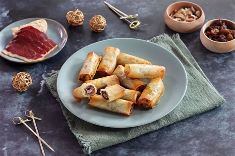 Recette Bouchées de pâte filo au foie gras et Magret fumé