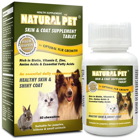 Natural Pet Skin And Coat Supplement Tablet 60 Chewables Lazada